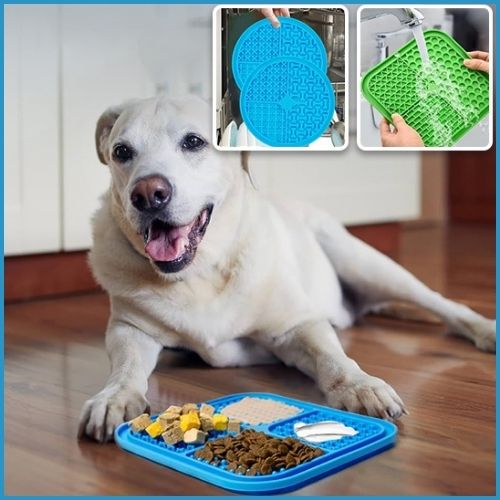 Tapis-de-lechage-chien_bleu