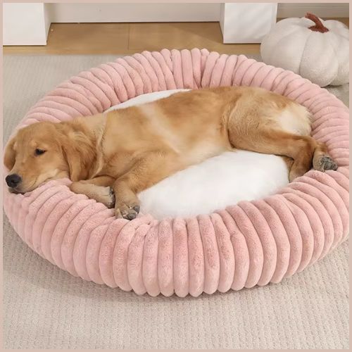 coussin-chien-apaisant-rose