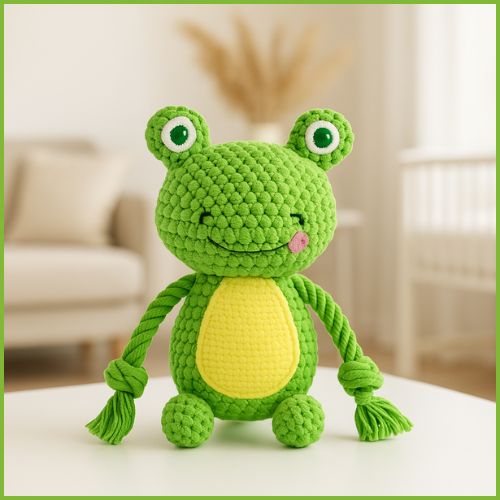 doudou-pour-chien_avec-corde-à-mâcher-vert
