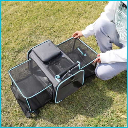 sac-de-transport-chien_ petite-taille-extensible-anti-stress-ouvert
