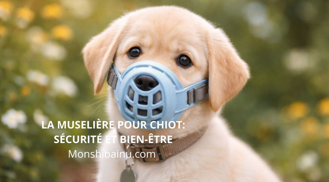 Muselière pour chiot : est-ce recommandé ?