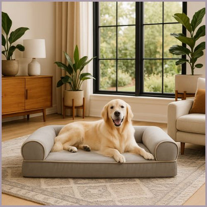 Canapé-pour-chien-XXL-confort-orthopédique-avec-housse-amovible