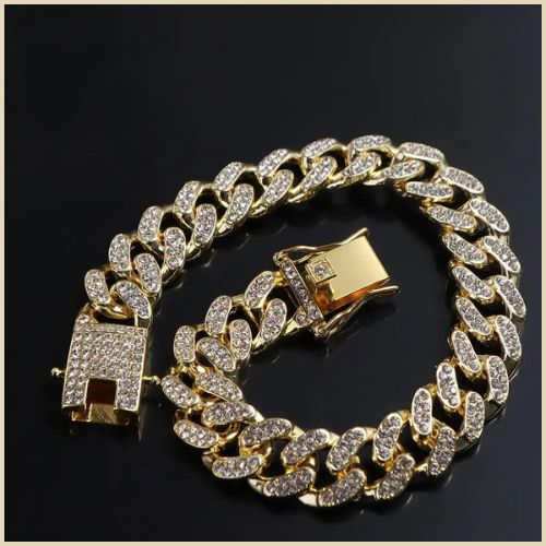 Collier_chaine-chien-élégant-avec-strass-dore