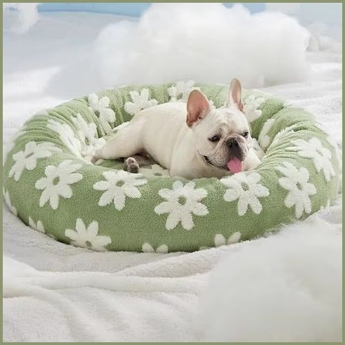 Coussin-anti-stress-chien-confortable-et-apaisant-vert