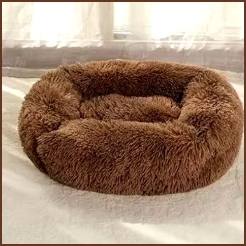 Coussin-chien_moelleux-et-apaisant-marron