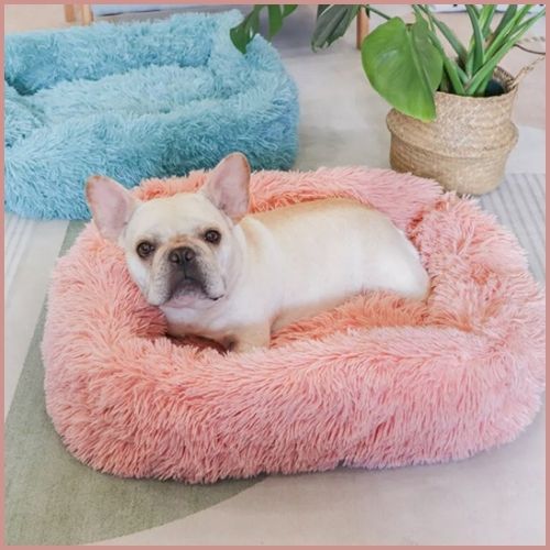 Coussin-chien_moelleux-et-apaisant-rose