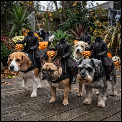 Déguisement-chevalier-sans-tête-pour-chien-halloween