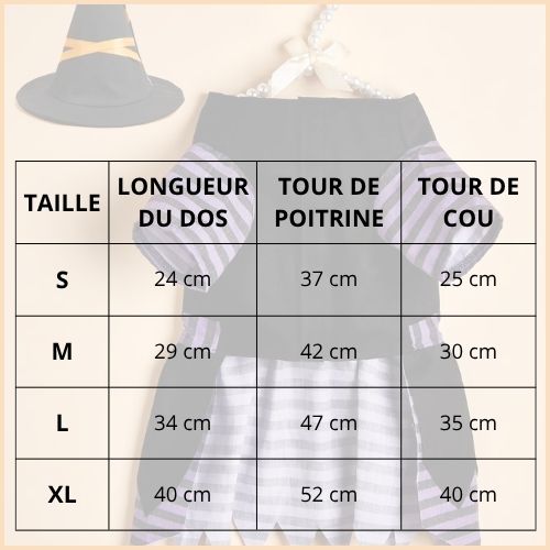 Déguisement-sorcière-pour-chien-taille