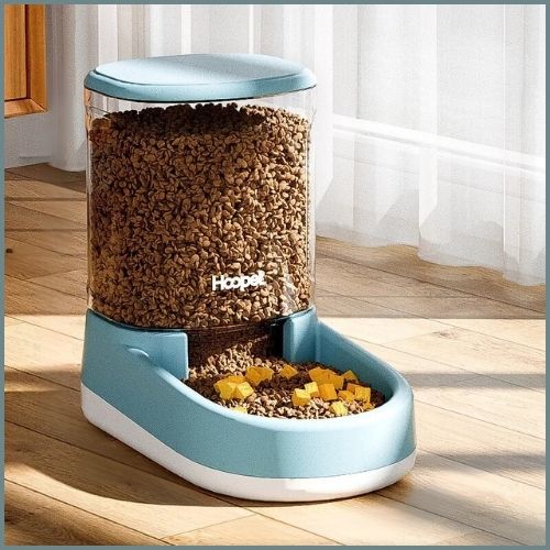 Distributeur-de-croquettes-pour-chien_automatique-3,8-L-bleu