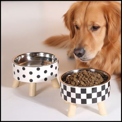 Gamelle chien surélevée avec bol en acier inoxydable|UpBowl™