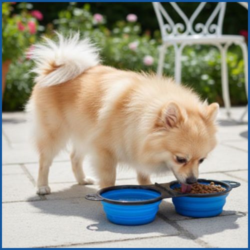 Gamelle-pliable-chien-double-en-silicone-pour-voyage_bleu