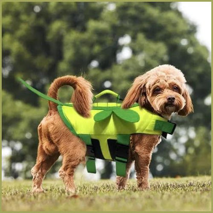 Gilet-de-sauvetage-pour-chien-petit-et-moyen-rigolo-vert