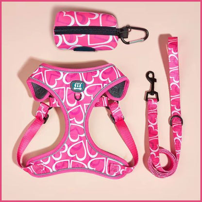 Harnais-chien-pratique-avec-laisse-et-distributeur-de-sacs-crotte