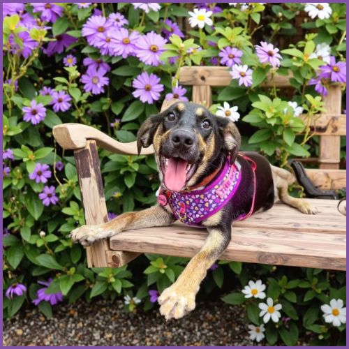 Harnais-pour-chien-respirant-avec-laisse_violet