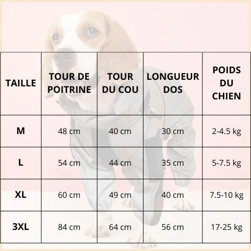 Imperméable-pour-chien-réfléchissant-