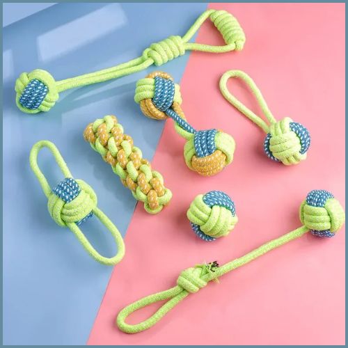 Jouet-chien-indestructible-4-7-pièces-en-corde-wolfbox