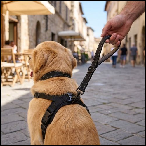 Laisse courte pour chien en nylon | CityControl™