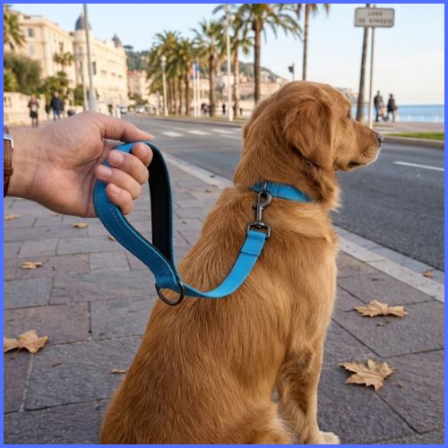Laisse courte pour chien en nylon | CityControl™
