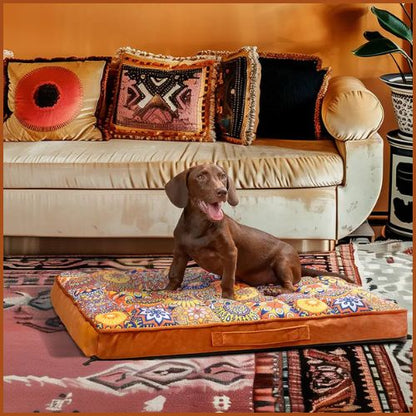 Lit-pour_chien_orthopédique-marron