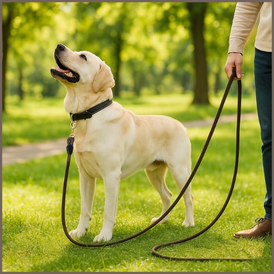 Longe-chien-15-m-promenade-longue-distance-solide-marron