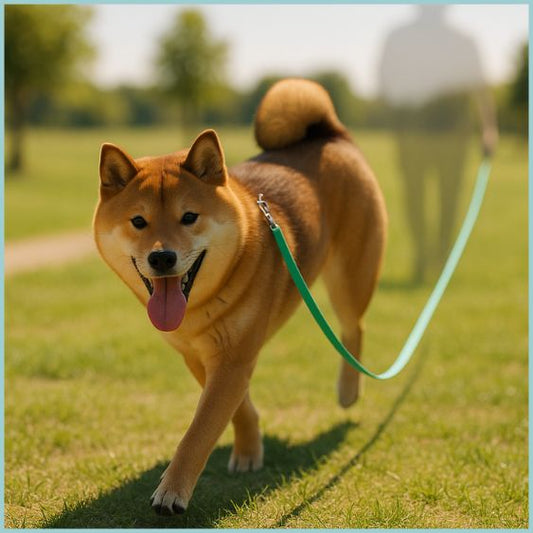 Longe-chien-biothane-résistante-et-imperméable-vert