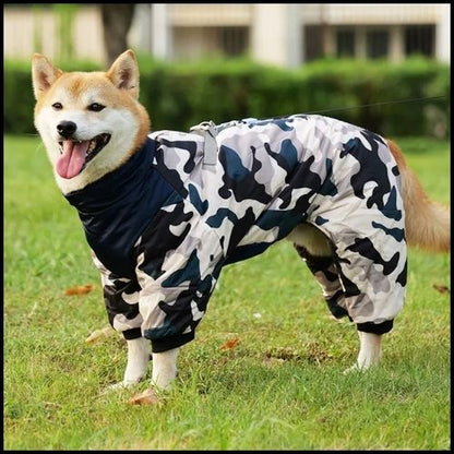 Manteau-imperméable-pour-chien-noir