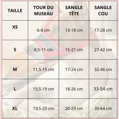 Museliere-pour-chien-Shiba-inu-triple-attache-en-nylon-réglable-taille