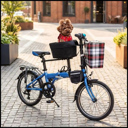 Panier velo chien petite taille avec fixation sur cadre |Cyclopattes