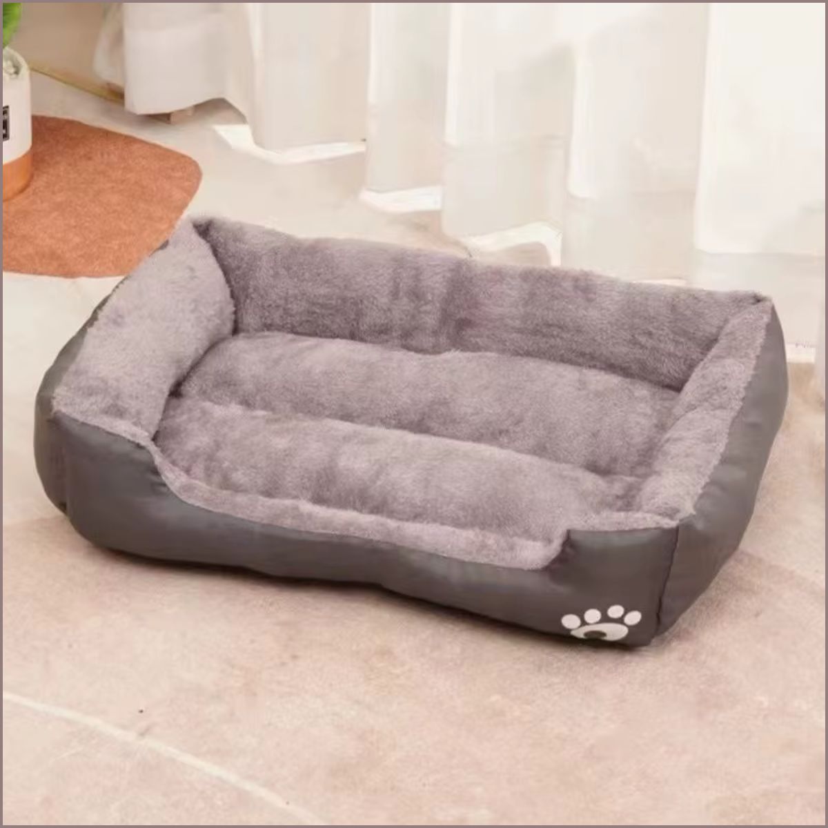 Panier-xxl-pour-chien-moyen-et-grand-noir-gris