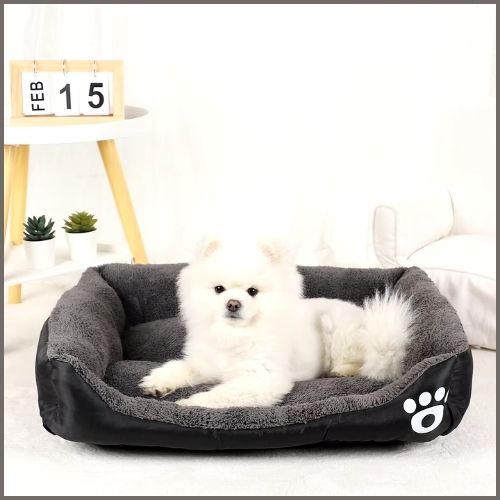 Panier-xxl-pour-chien-noir-gris