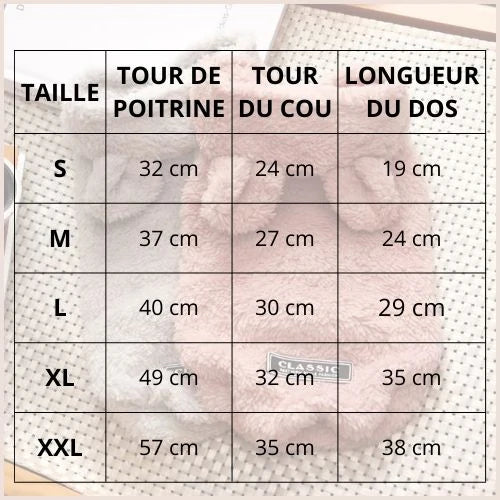 Pull-chien-douillet-avec-capuche-oreilles-de-lapin-tailles
