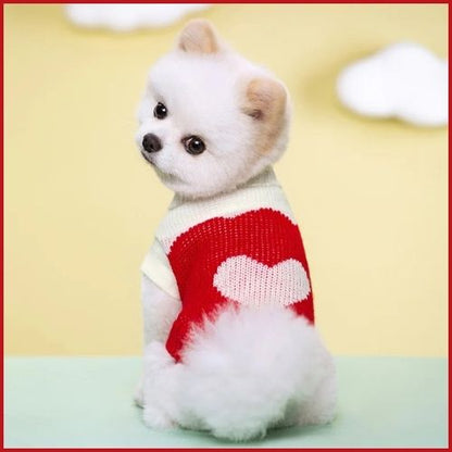 Pull-pour-chien-en-tricot-doux-pour-petite-taille_rouge-blanc