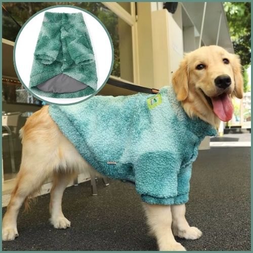 Pull-pour-chien-grande-taille-style-sweat-chaud-rembourré_douillet