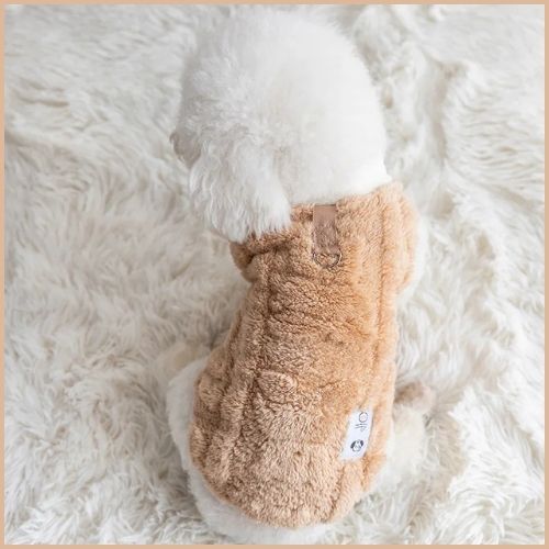 Pull-pour-chien-petite-taille-polaire-avec-anneau-pour-laisse_beige