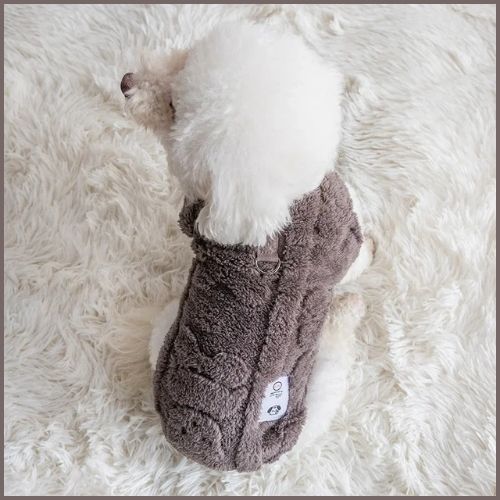 Pull-pour-chien-petite-taille-polaire-avec-anneau-pour-laisse_gris