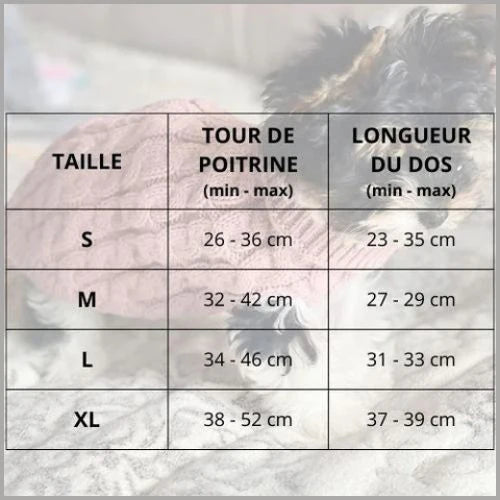 Pull pour chien en tricot confortable toutes tailles| DogSweater™