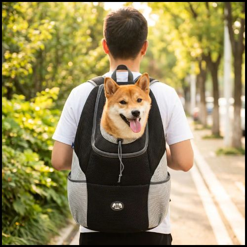 Sac-a-dos-pour-chien-ergonomique-confortable-shiba-inu