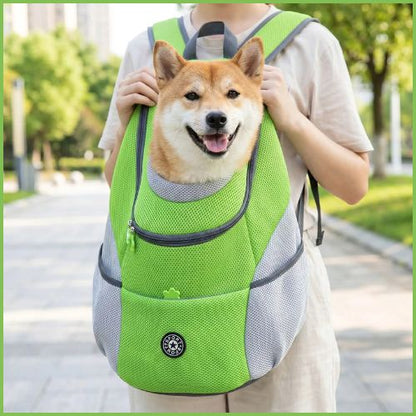 Sac-a-dos-pour-chien-ergonomique-confortable-vert-shiba