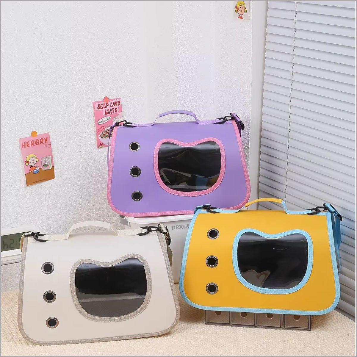 Sac-transport-pour-chien-petite-taille-pliable-couleur