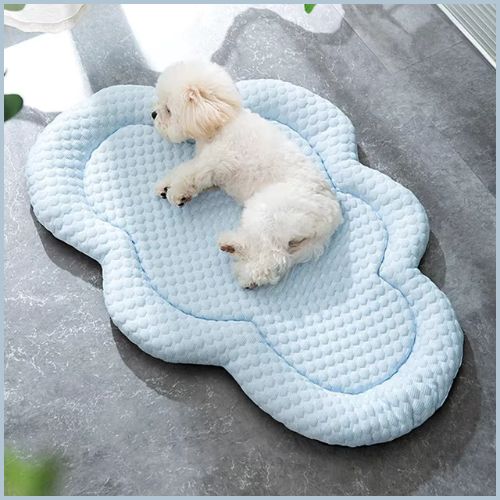 Tapis-rafraichissant-chien_confortable-et-anti‑chaleur_turquoise