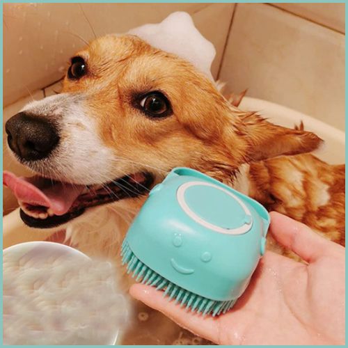 brosse-pour-chien-poil-court-en-silicone-pour-bain