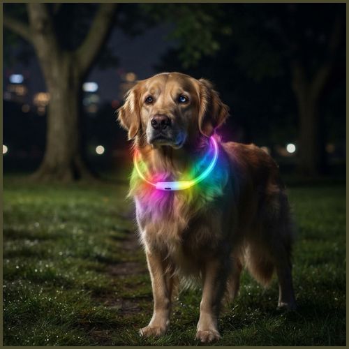 collier-lumineux-chien-LED-rechargeable-USB-reglable-etanche
