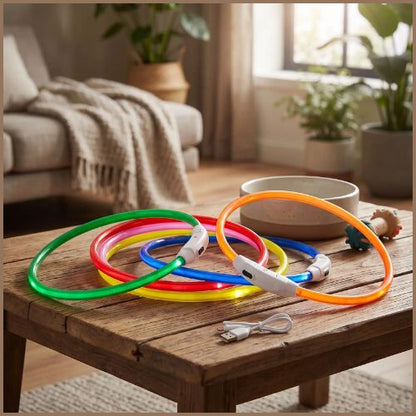 collier-lumineux-chien-LED-rechargeable-USB-reglable-etanche