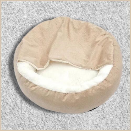 coussin-pour-chien-orthopédique-et-rembourré-beige
