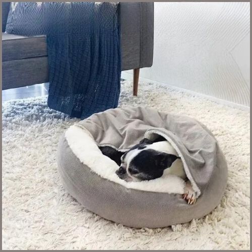 coussin-pour-chien_orthopédique-et-rembourré-gris