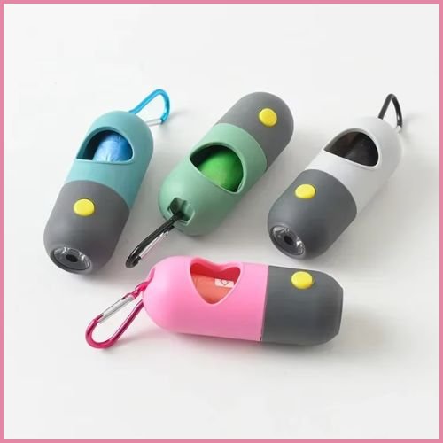 distributeur-de-sac-à-crotte_lumière-LED-rose