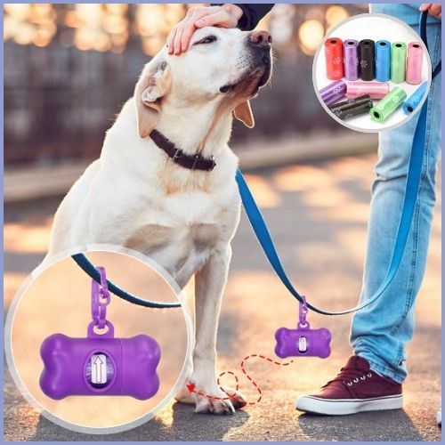 distributeur-sac-à-crottes_en-forme-d'os-violet