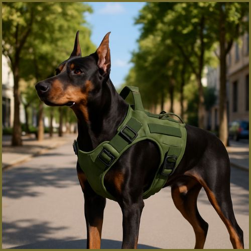 harnais_chien-anti-traction_confortable-pour-moyen-et-grand-vert