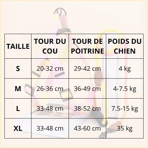 harnais-pour-chien-à-sangle-fine-réglable-taille