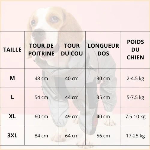 Imperméable-pour-chien-réfléchissant-